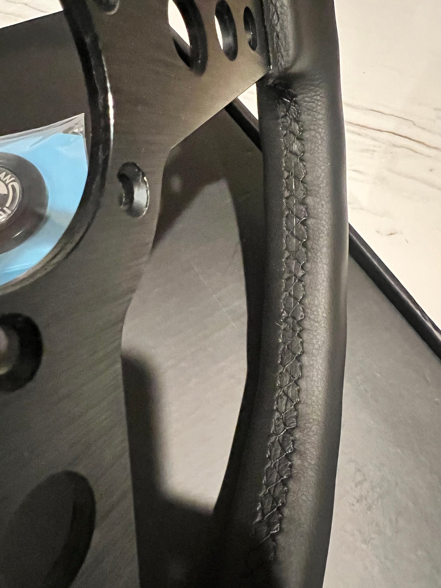 Checkman 350mm Steering Wheel with Horn Button
