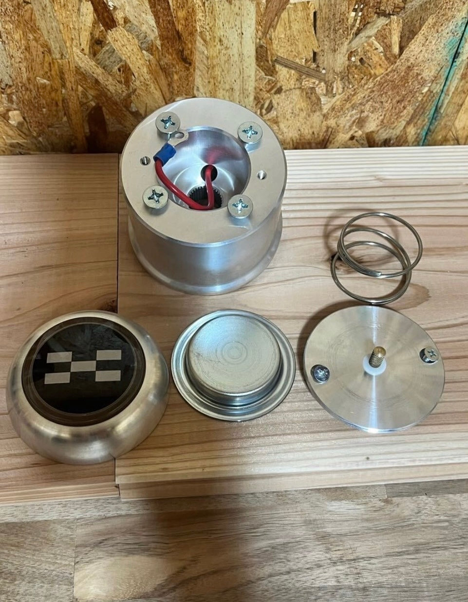 CHECKMAN Racing Genuine Steering Wheel SET.