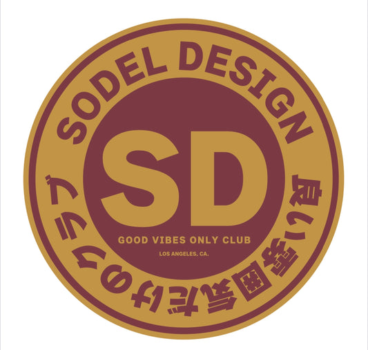 SODEL DESIGN "Sport Corner" Decal 4 in.